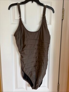 Calvin Klein Brown One-Piece Swimsuit